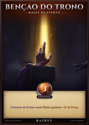Magia de Evento — Bênção do Trono