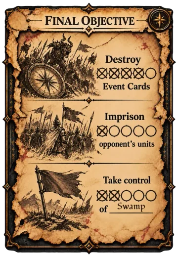 Objective card