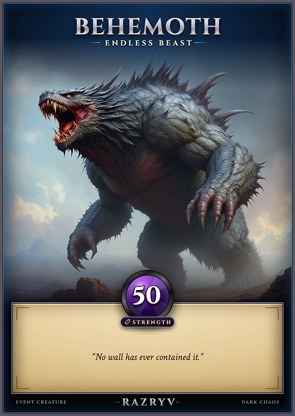 Behemoth, Endless Beast
