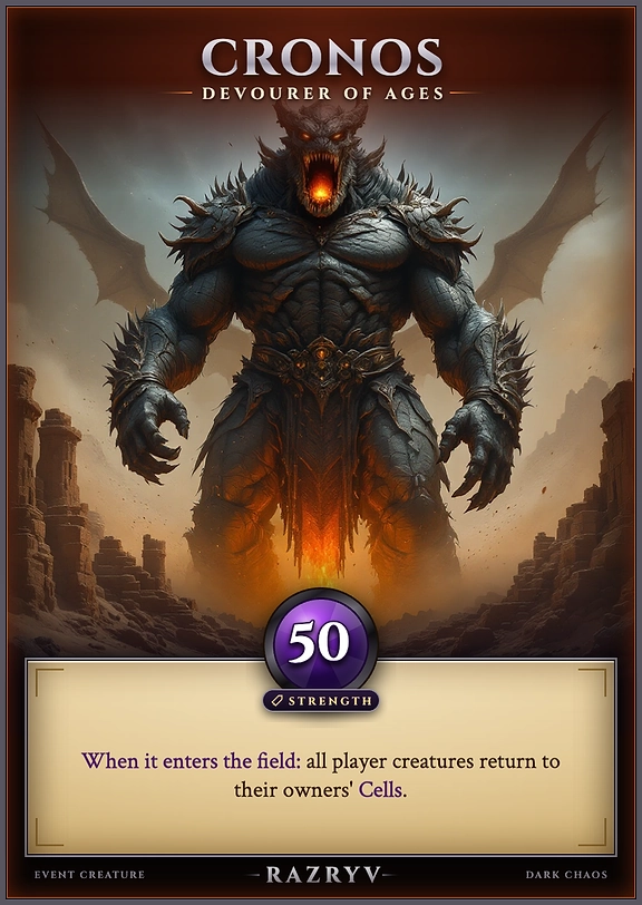 Cronos, Devourer of Ages