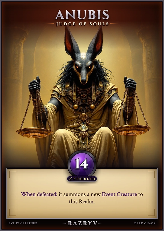 Anubis, Judge of Souls