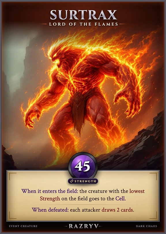Surtrax, Lord of the Flames