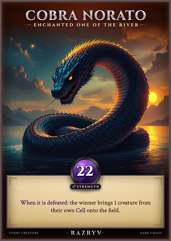 Cobra Norato, Enchanted One of the River