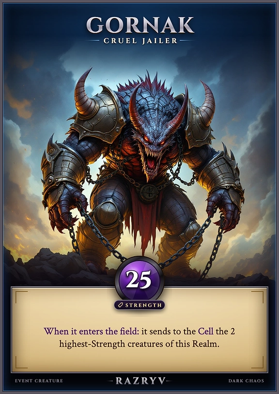 Gornak, Cruel Jailer
