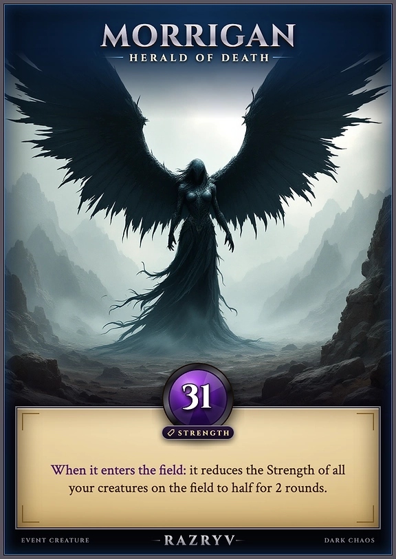 Morrigan, Herald of Death