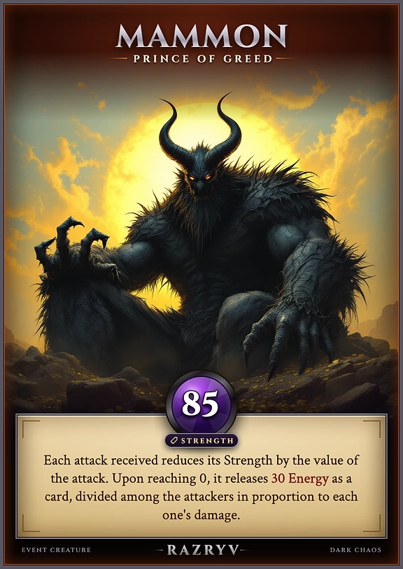 Mammon, Prince of Greed
