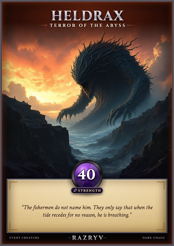 Heldrax, Terror of the Abyss