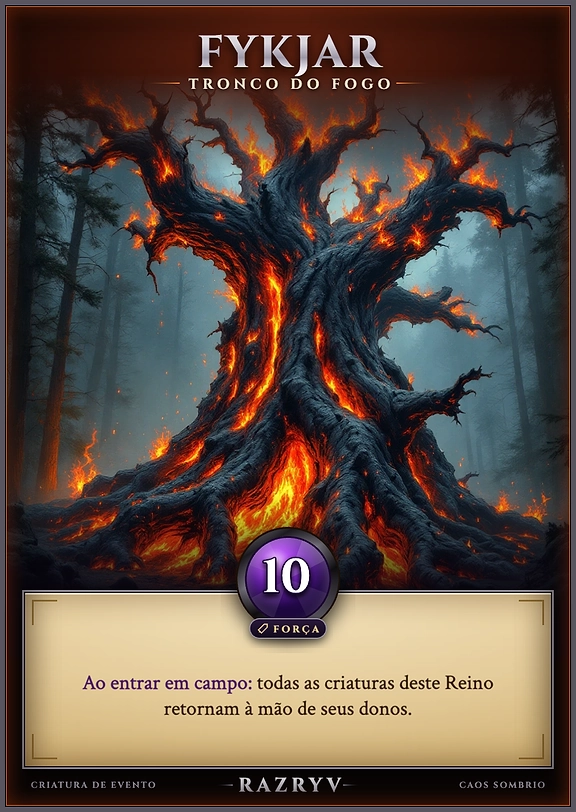 Fykjar, Tronco do Fogo