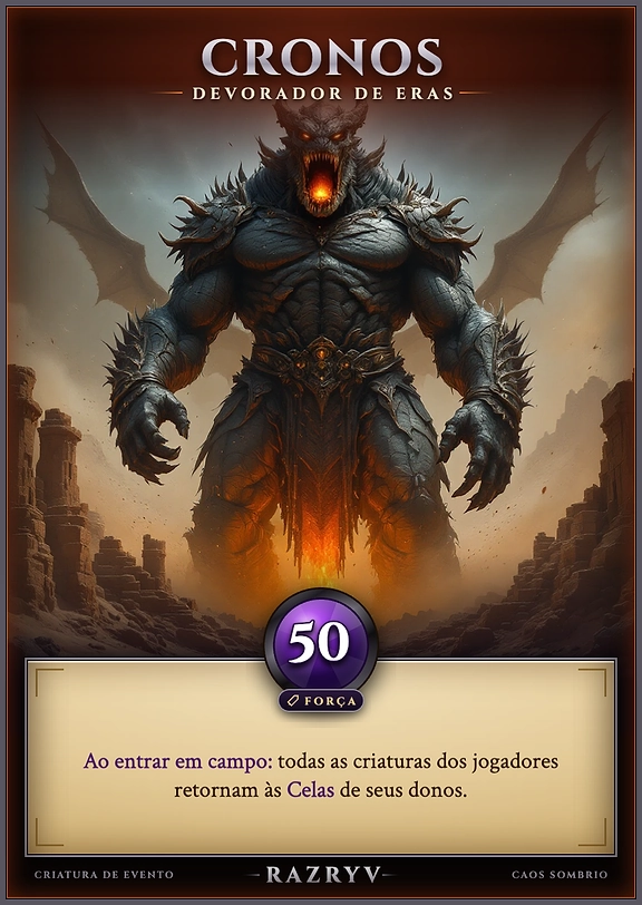 Cronos, Devorador de Eras