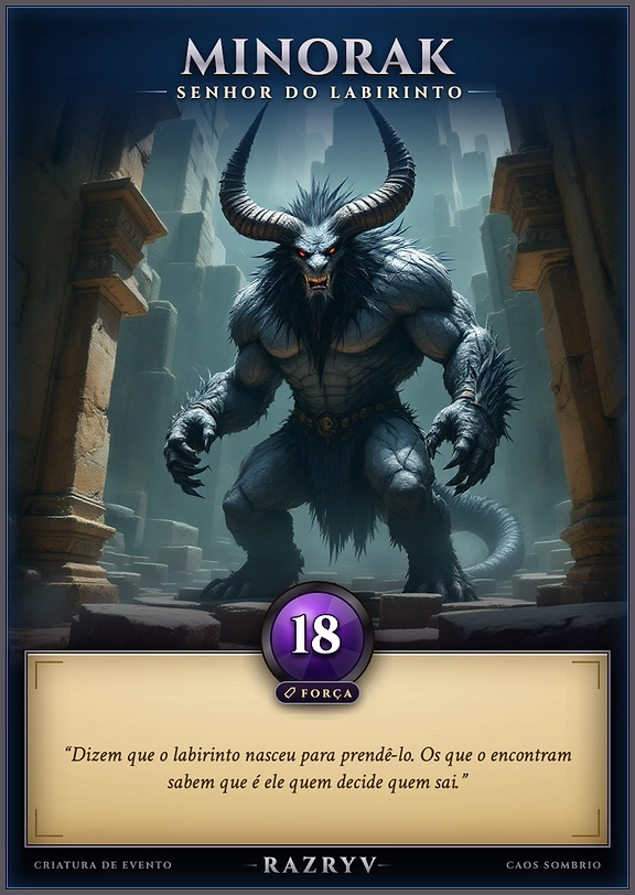 Minorak, Senhor do Labirinto