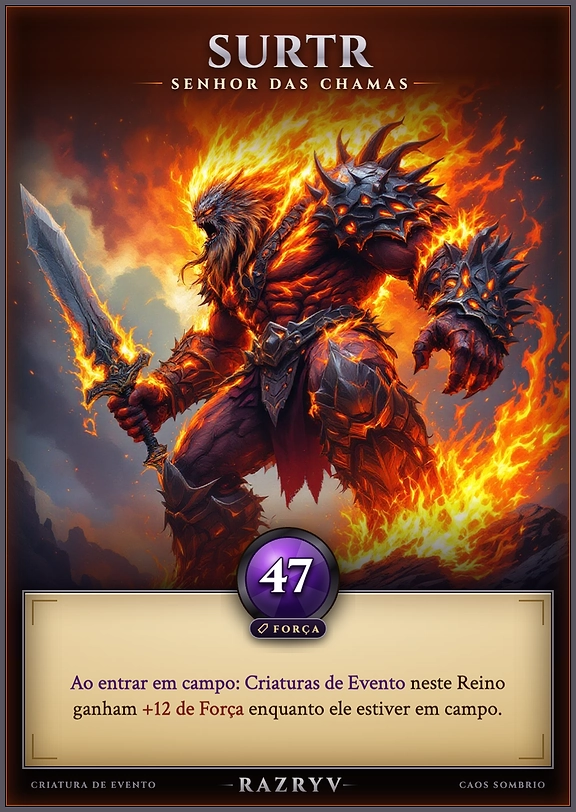 Surtr, Senhor das Chamas