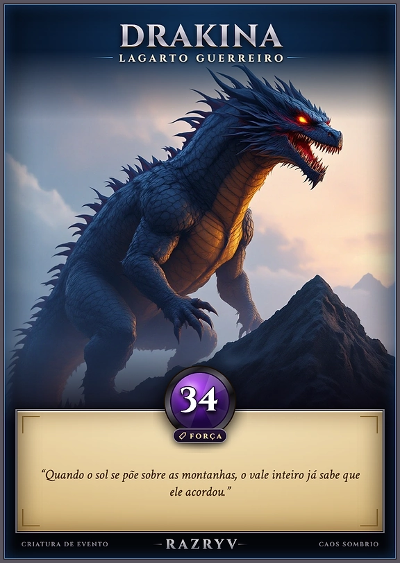 DRAKINA, LAGARTO GUERREIRO