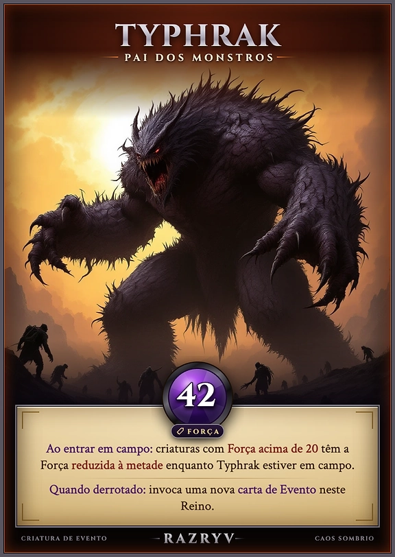 Typhrak, Pai dos Monstros