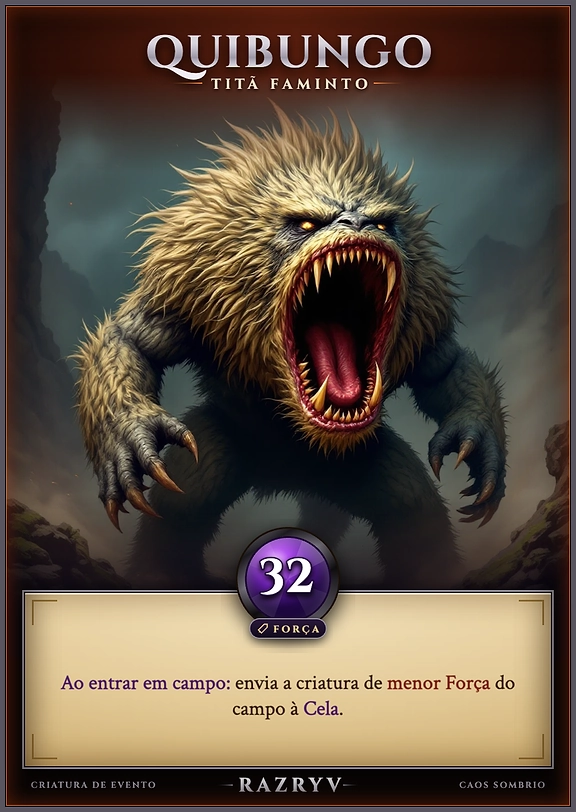 Quibungo, Titã Faminto
