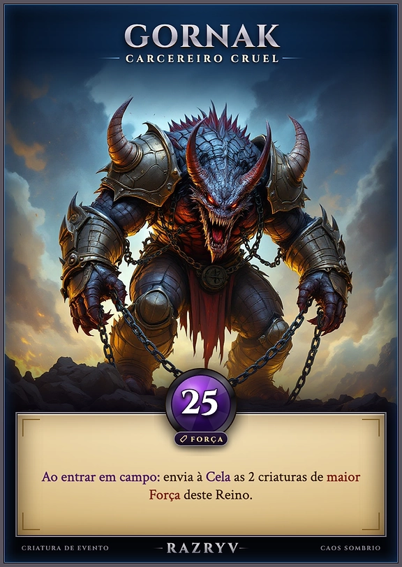 Gornak, Carcereiro Cruel