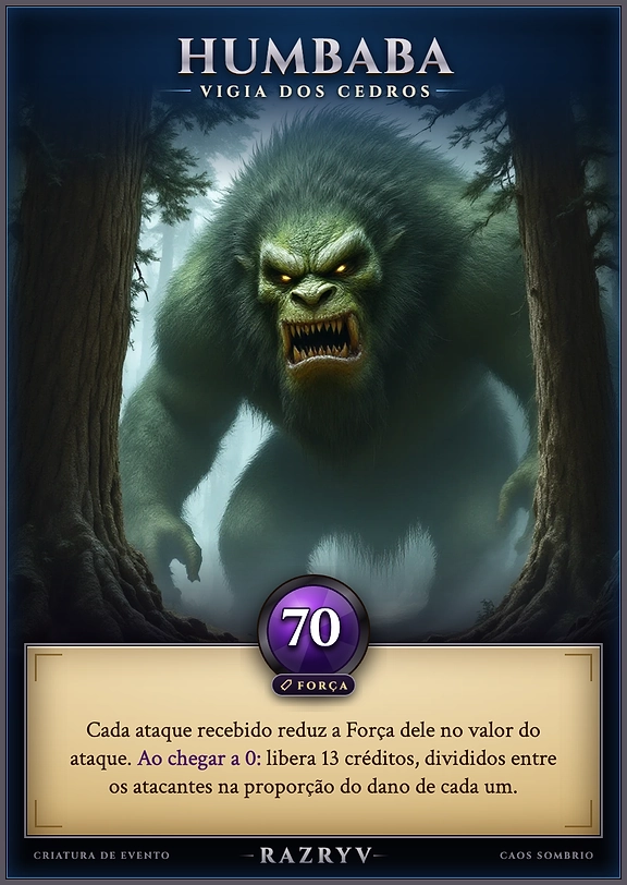Humbaba, Vigia dos Cedros