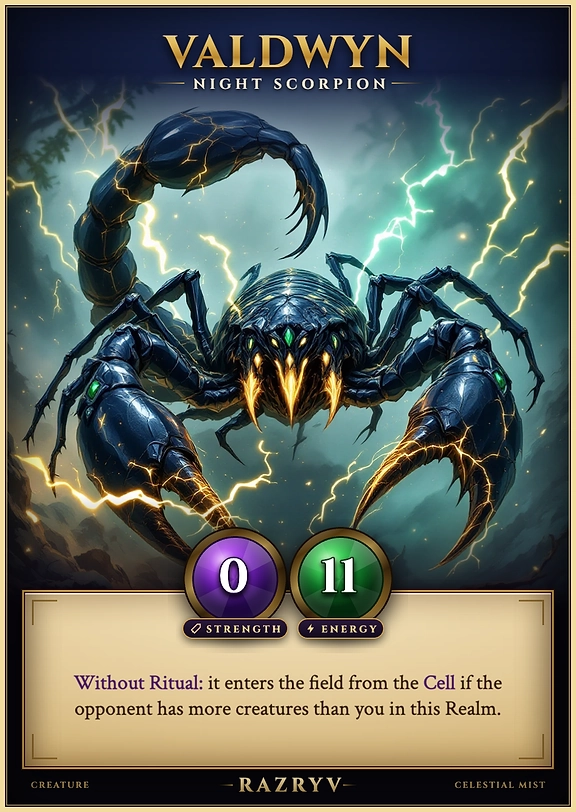 Valdwyn, Night Scorpion