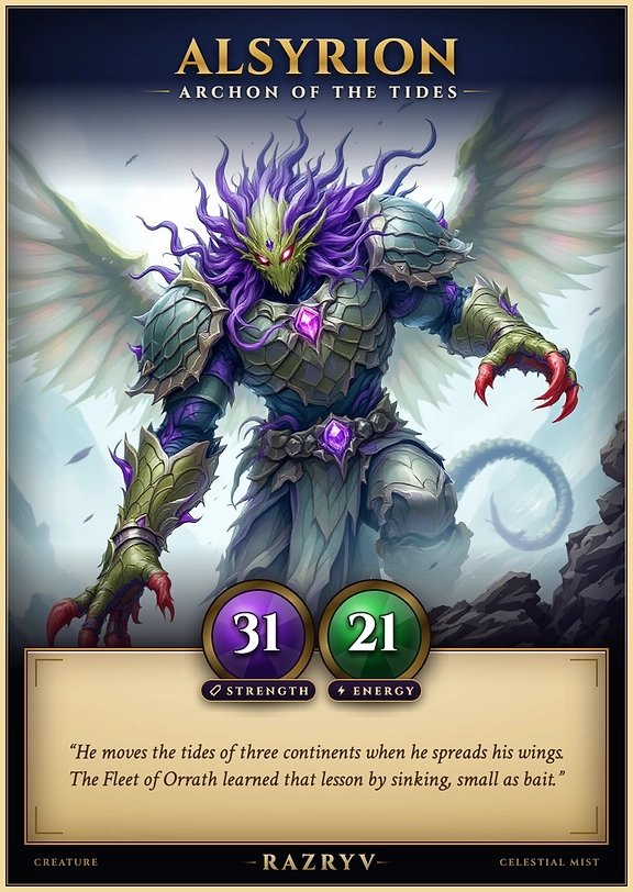 Alsyrion, Archon of the Tides