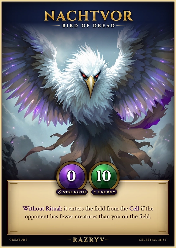 Nachtvor, Bird of Dread