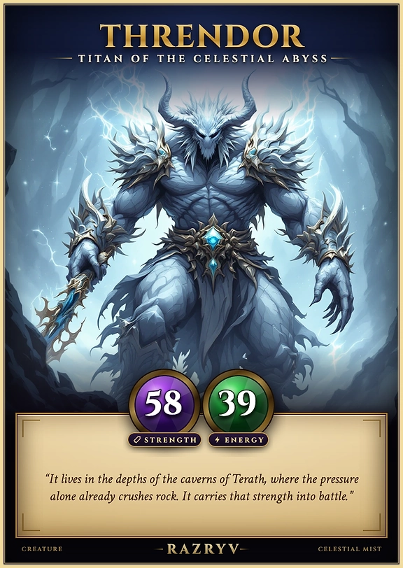 Threndor, Titan of the Celestial Abyss