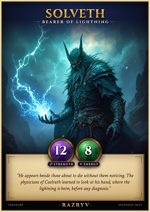 Solveth, Bearer of Lightning