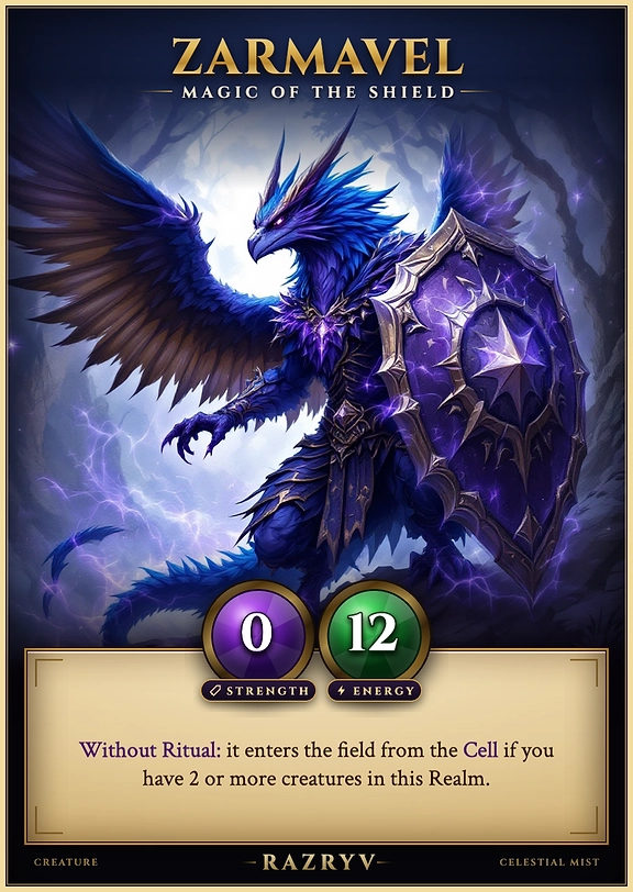 ZARMAVEL, MAGIC OF THE SHIELD
