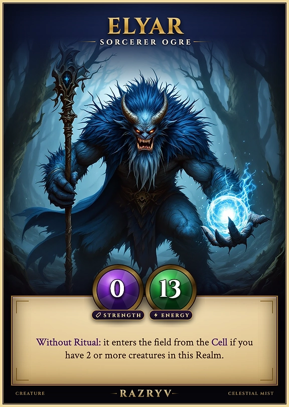 ELYAR, SORCERER OGRE