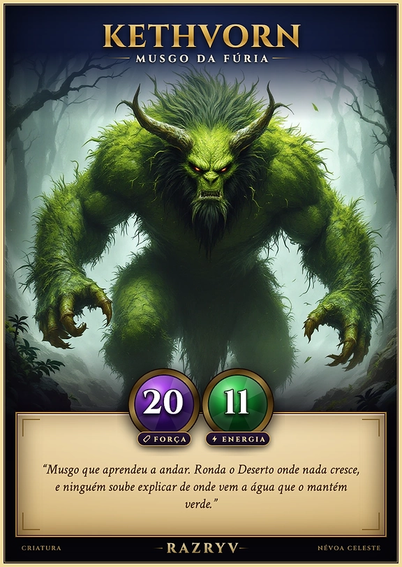 Kethvorn, Musgo da Fúria