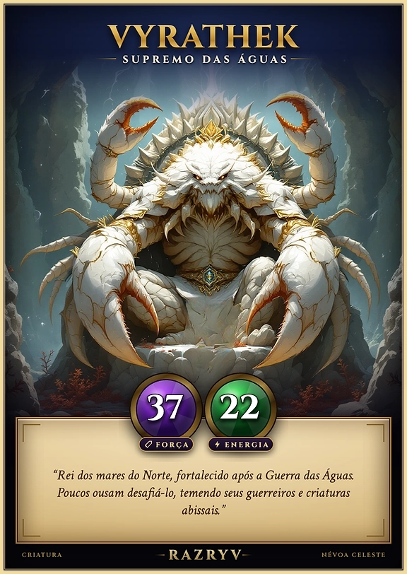 Vyrathek, Supremo das Águas