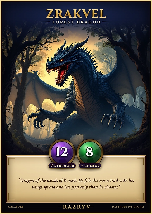 Zrakvel, Forest Dragon