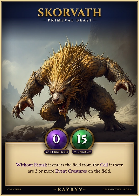 Skorvath, Primeval Beast