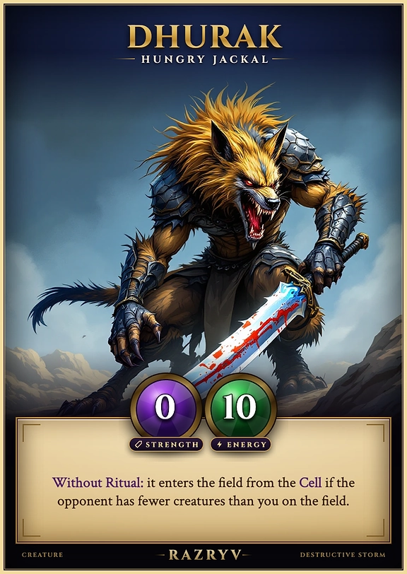 Dhurak, Hungry Jackal