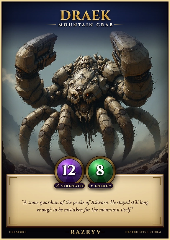 Draek, Mountain Crab