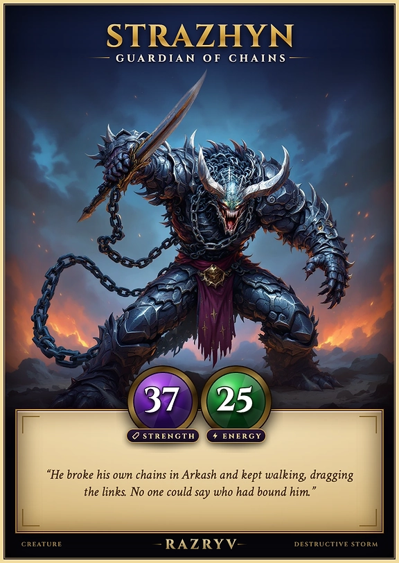 Strazhyn, Guardian of Chains
