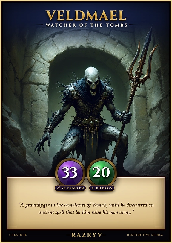 Veldmael, Watcher of the Tombs