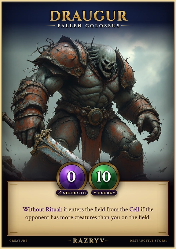 Draugur, Fallen Colossus