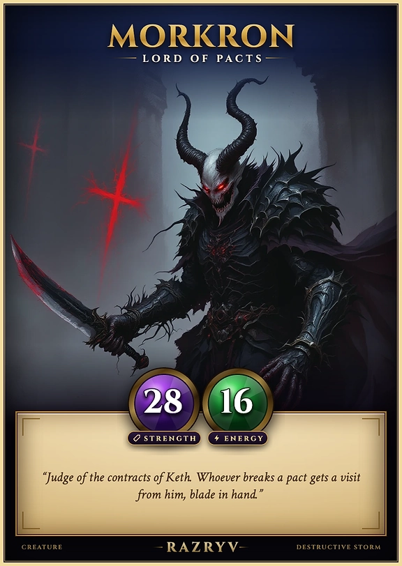 Morkron, Lord of Pacts