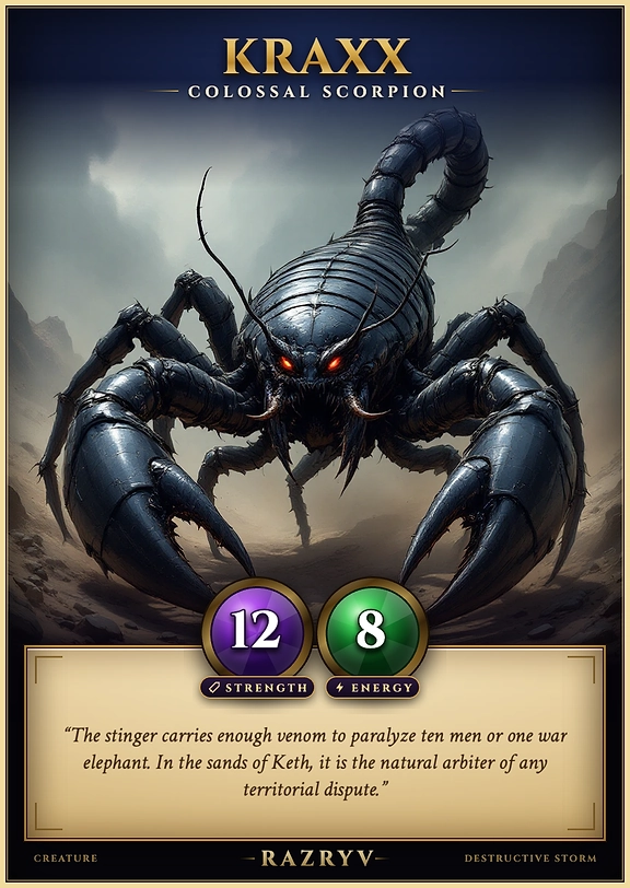 Kraxx, Colossal Scorpion