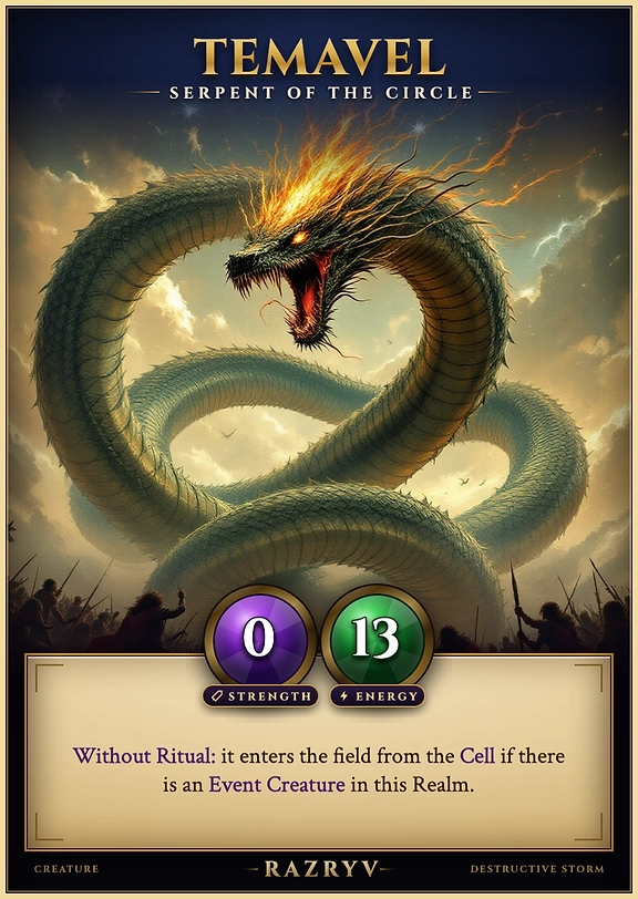 Temavel, Serpent of the Circle