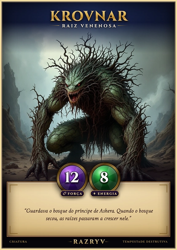 Krovnar, Raiz Venenosa