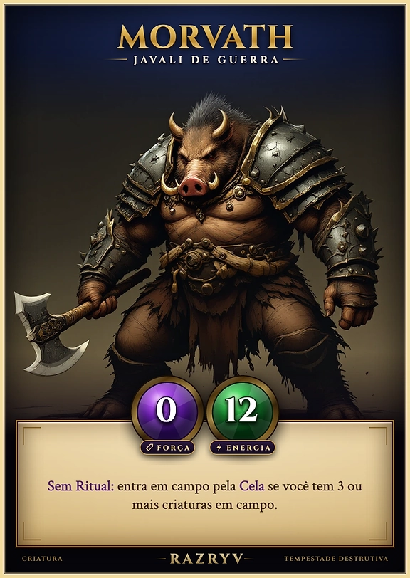 Morvath, Javali de Guerra