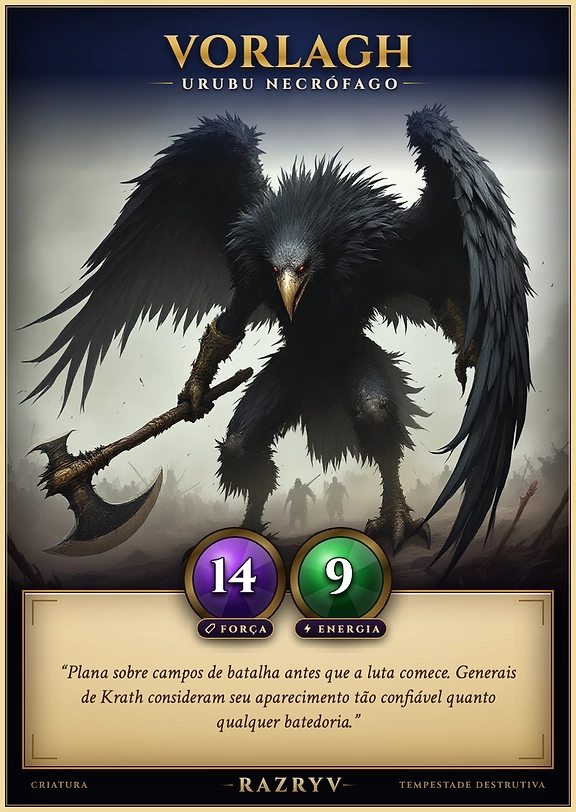Vorlagh, Urubu Necrófago
