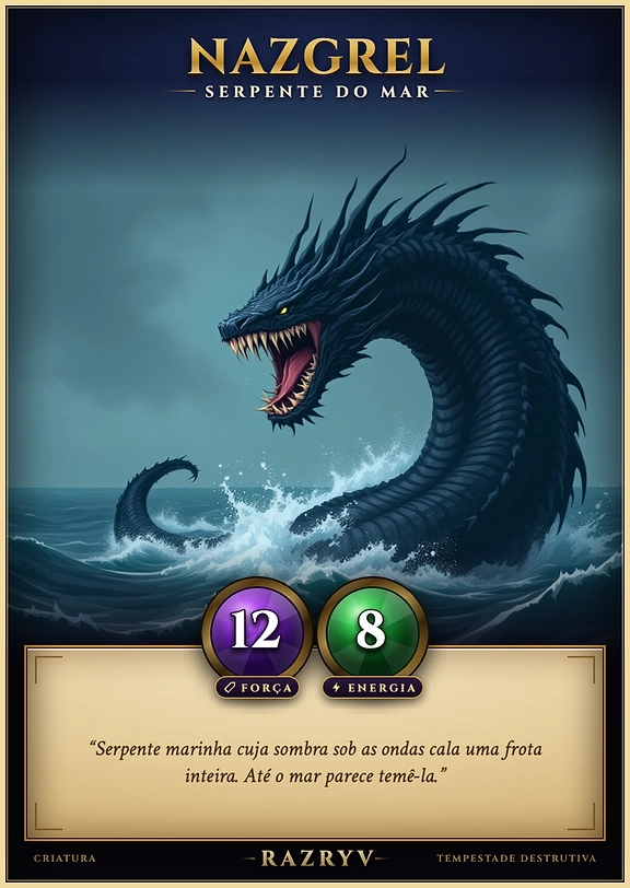 Nazgrel, Serpente do Mar