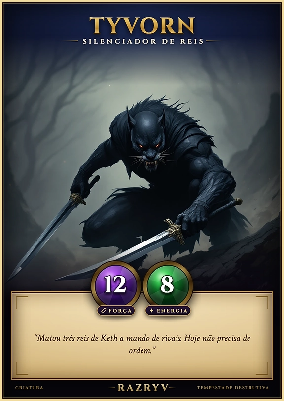 Tyvorn, Silenciador de Reis